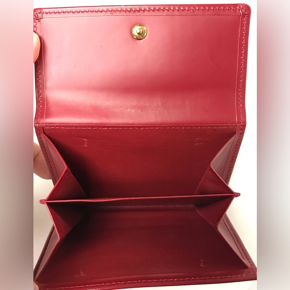 BURBERRY Red Nova Check Leather Bifold Wallet ❤️‍🔥 - Picture 13 of 17